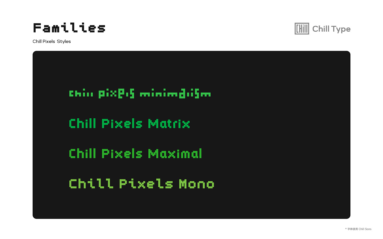 【Chill Pixels】像素风格英文字体，适合数字和复古主题（英文,像素体）