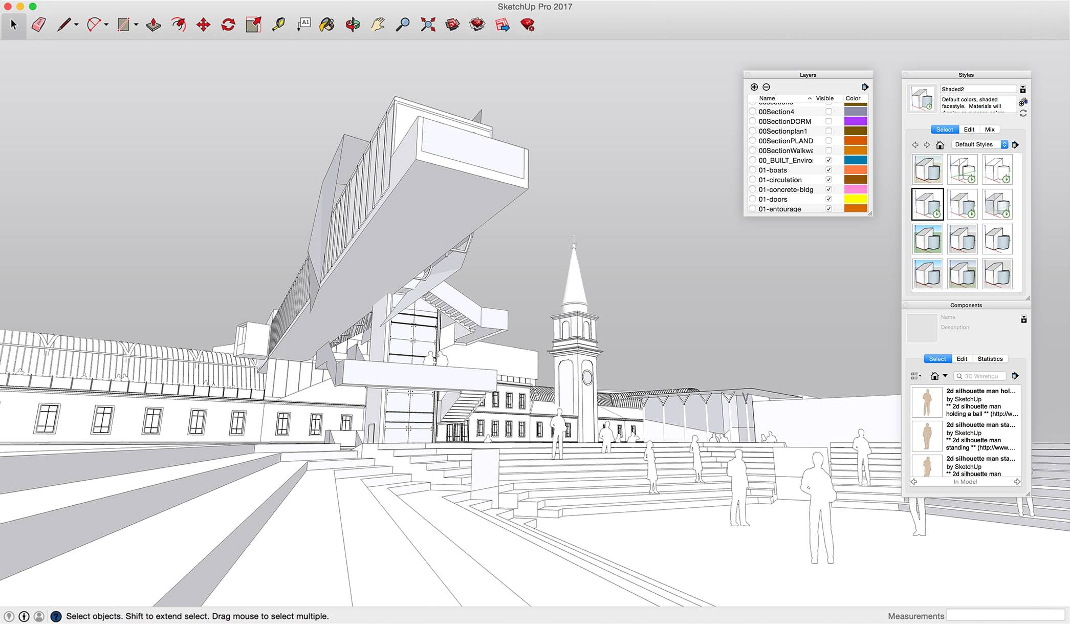 草图大师 SketchUp Pro 2021.1.298 3D模型设计软件,