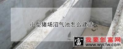 小型猪场沼气池怎么建造