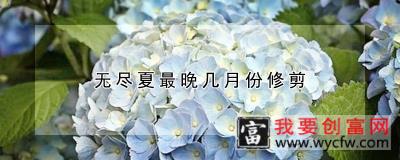 无尽夏最晚几月份修剪