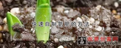 快速自制氮肥的方法